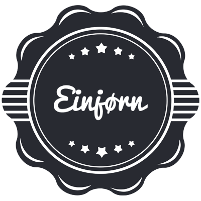 Einjørn badge logo