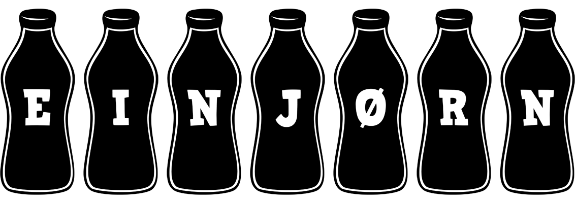 Einjørn bottle logo