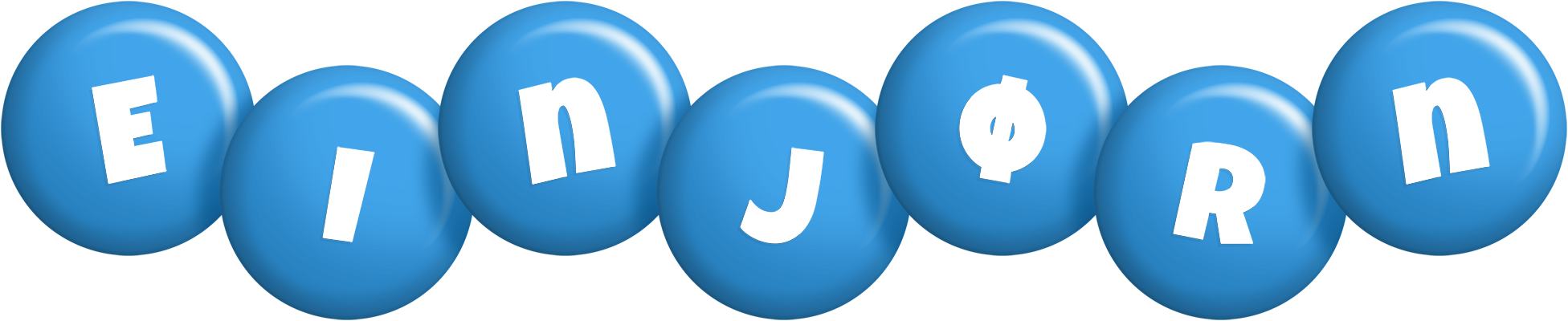 Einjørn candy-blue logo