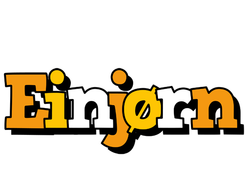 Einjørn cartoon logo