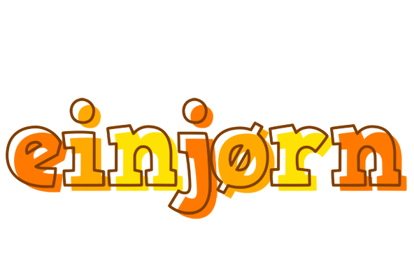 Einjørn desert logo