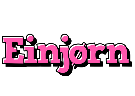 Einjørn girlish logo