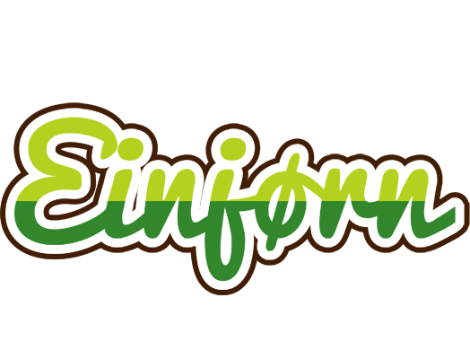 Einjørn golfing logo