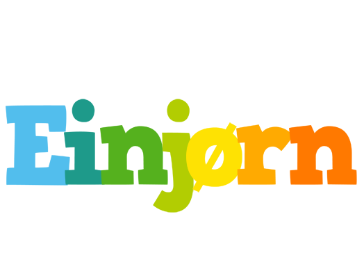 Einjørn rainbows logo
