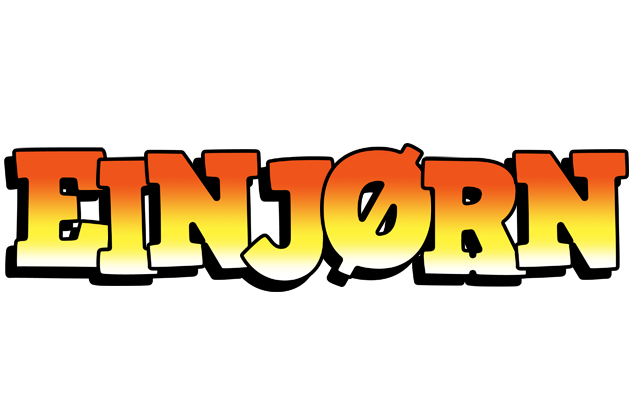 Einjørn sunset logo