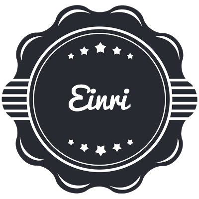 Einri badge logo