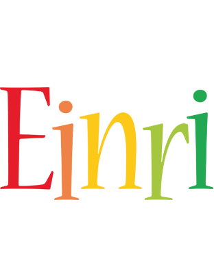 Einri birthday logo