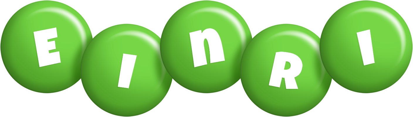 Einri candy-green logo