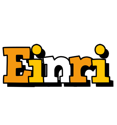 Einri cartoon logo