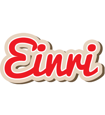 Einri chocolate logo