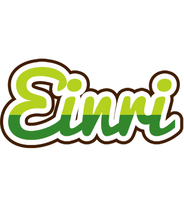 Einri golfing logo