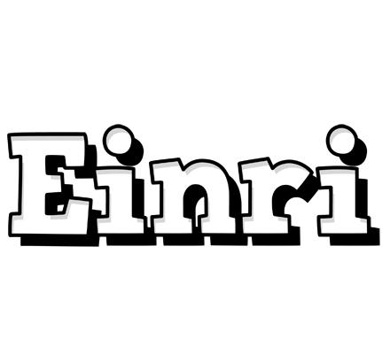 Einri snowing logo