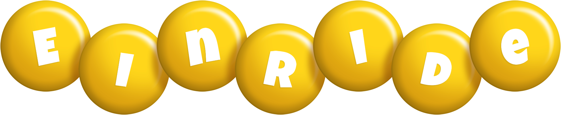 Einride candy-yellow logo
