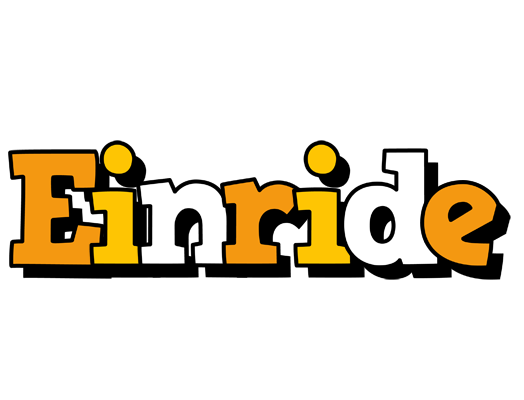 Einride cartoon logo