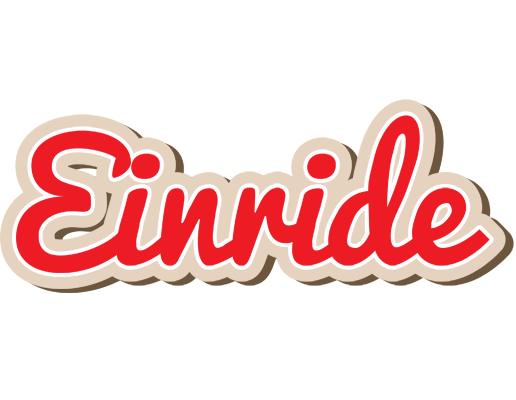 Einride chocolate logo