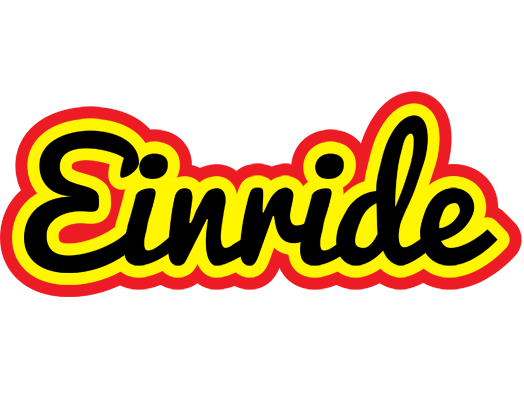 Einride flaming logo