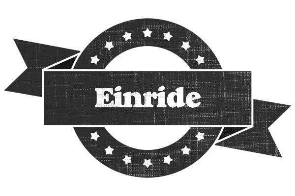Einride grunge logo