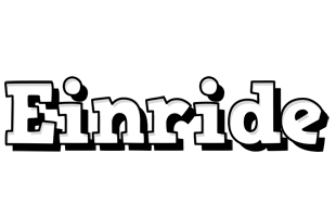 Einride snowing logo