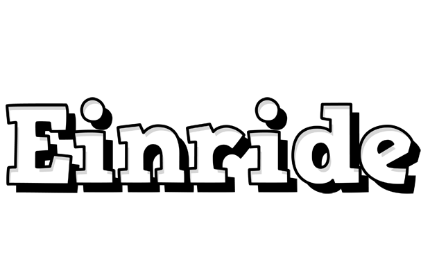 Einride snowing logo