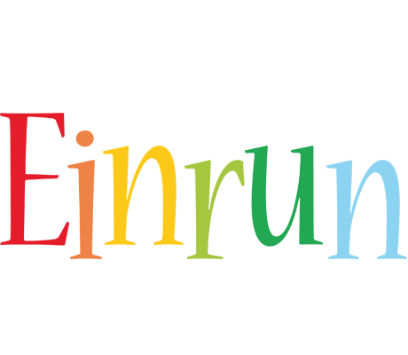 Einrun birthday logo
