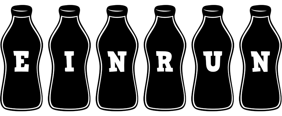 Einrun bottle logo
