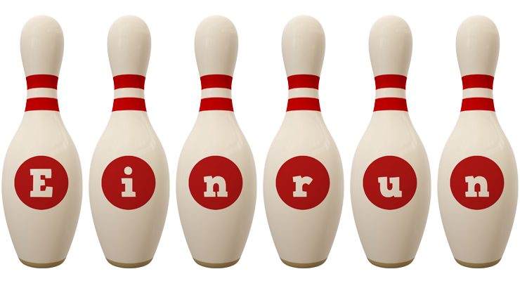 Einrun bowling-pin logo