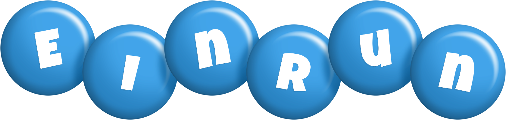 Einrun candy-blue logo