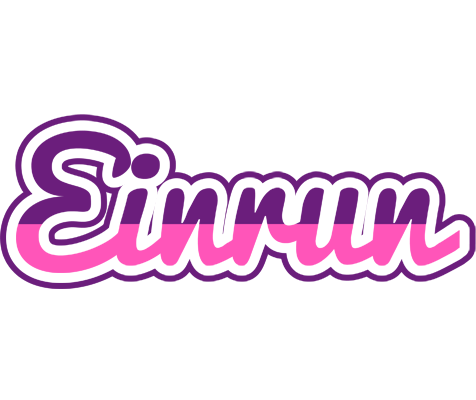 Einrun cheerful logo