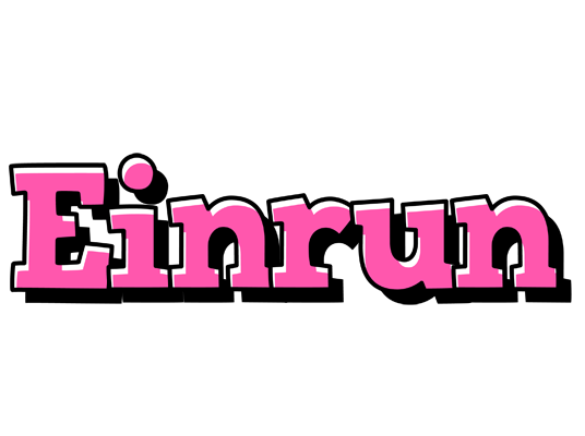 Einrun girlish logo