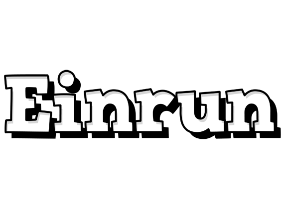 Einrun snowing logo
