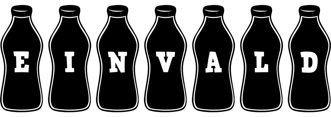 Einvald bottle logo