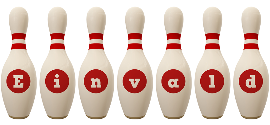 Einvald bowling-pin logo