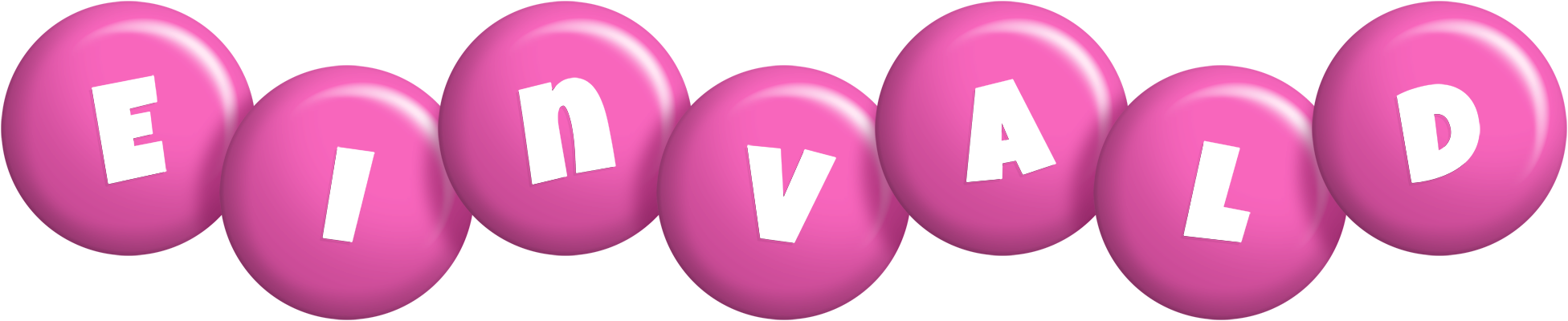 Einvald candy-pink logo