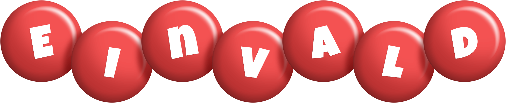 Einvald candy-red logo