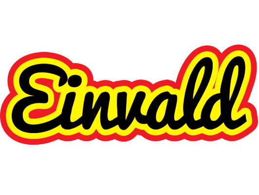 Einvald flaming logo