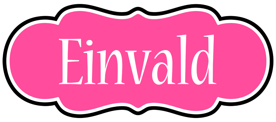 Einvald invitation logo