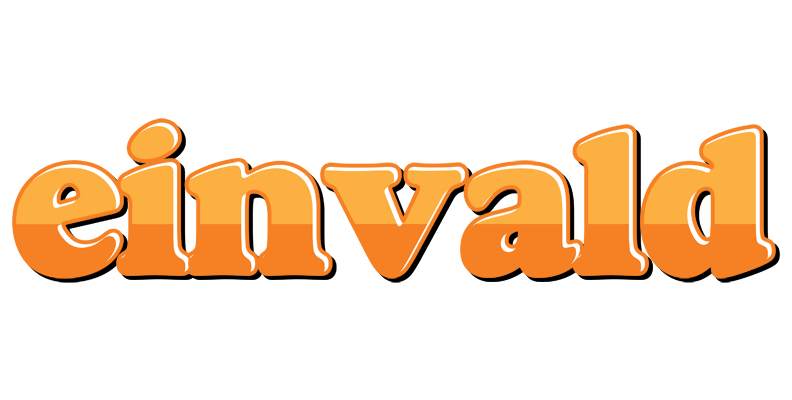 Einvald orange logo
