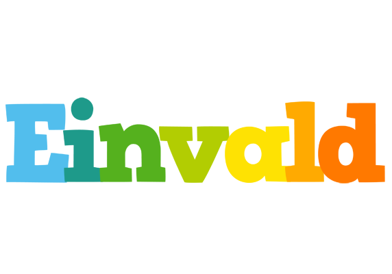 Einvald rainbows logo