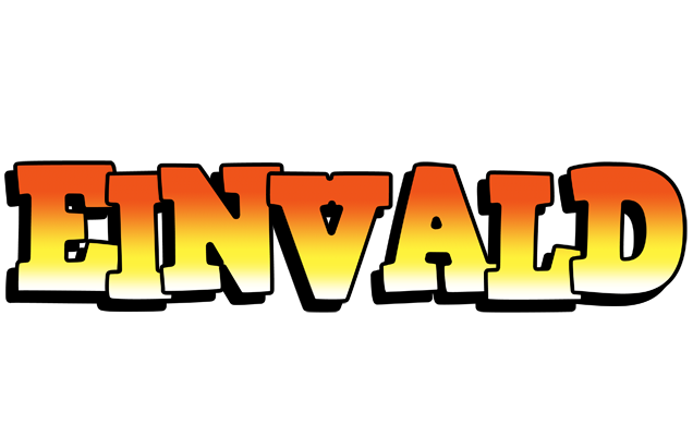 Einvald sunset logo