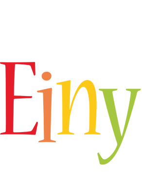 Einy birthday logo