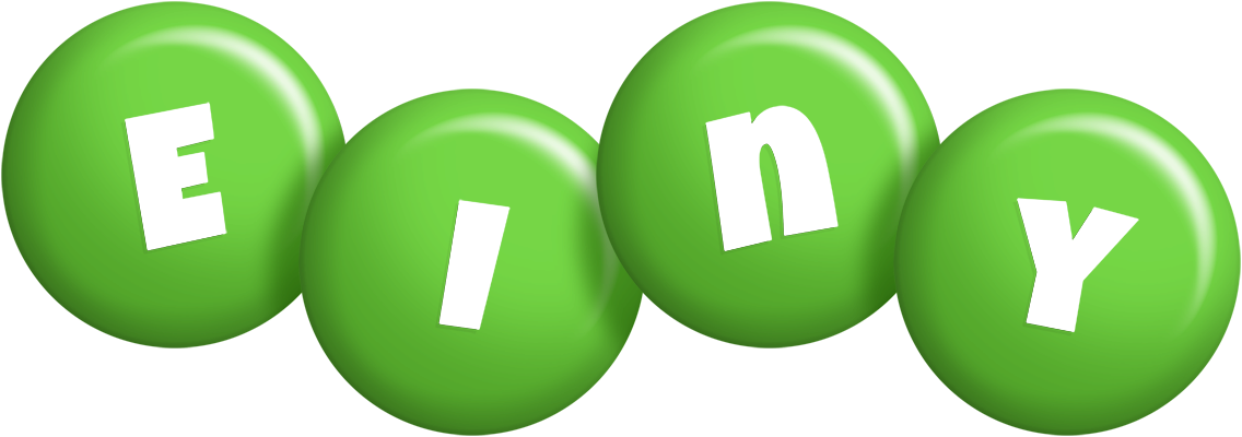 Einy candy-green logo