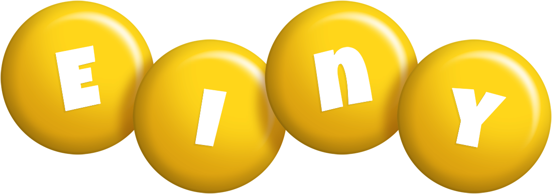 Einy candy-yellow logo