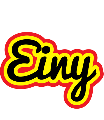 Einy flaming logo