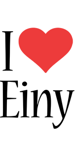 Einy i-love logo
