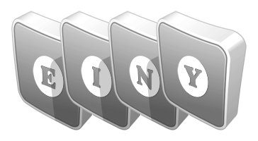 Einy silver logo