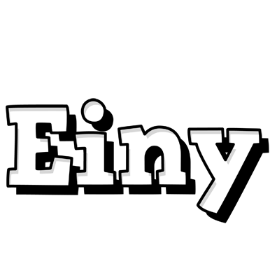 Einy snowing logo