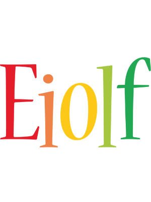 Eiolf birthday logo