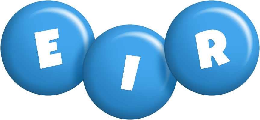 Eir candy-blue logo