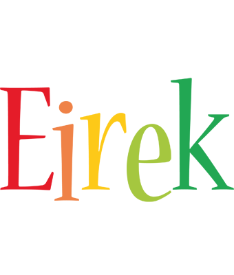 Eirek birthday logo