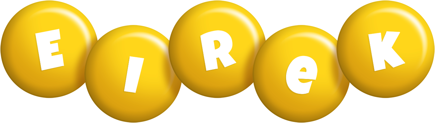 Eirek candy-yellow logo